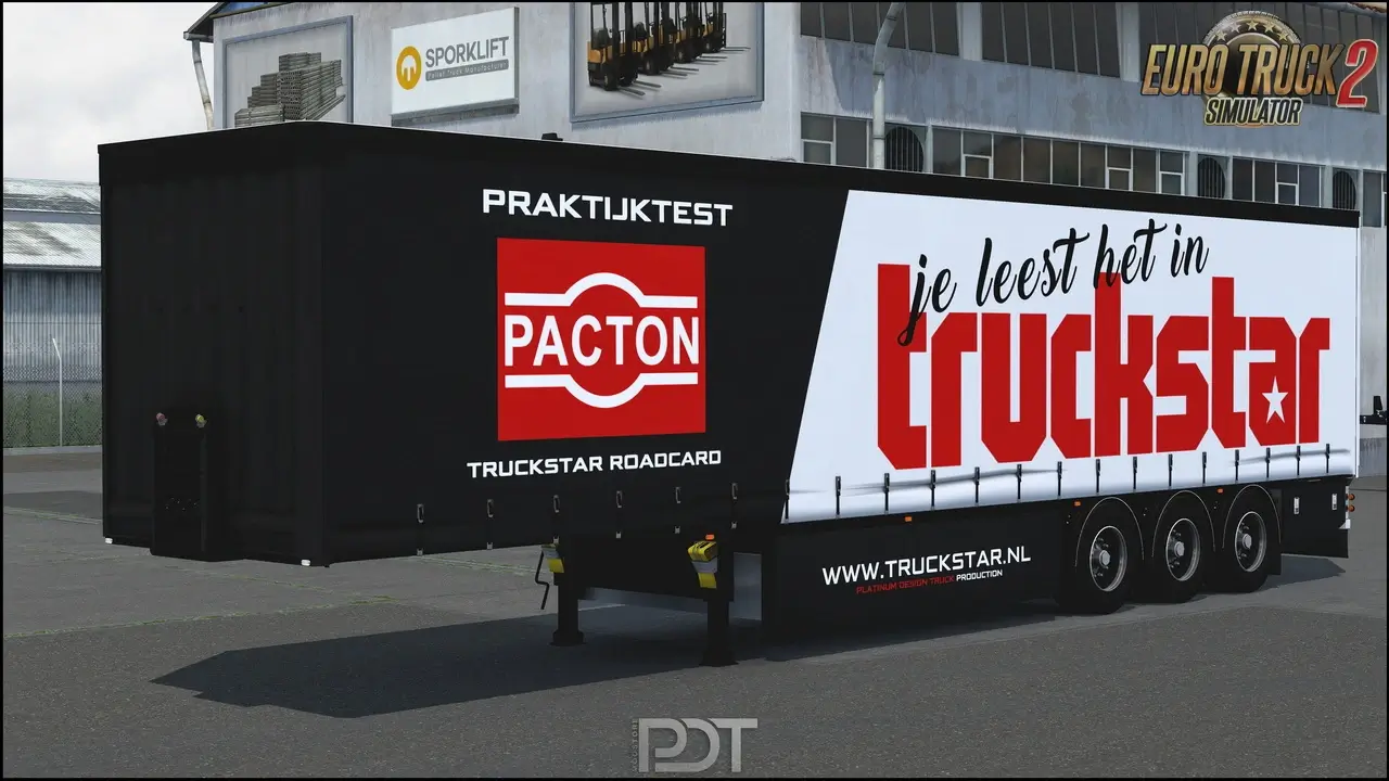 Pacton Truckstar Trailer v7.0 (1.49.x) for ETS2