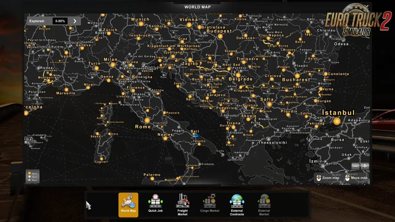 ProMods & West Balkans DLC Merge v1.6 (1.49.x) for ETS2