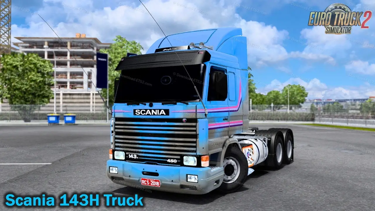 Scania 143H Truck + Interior v2.1 (1.49.x) for ETS2