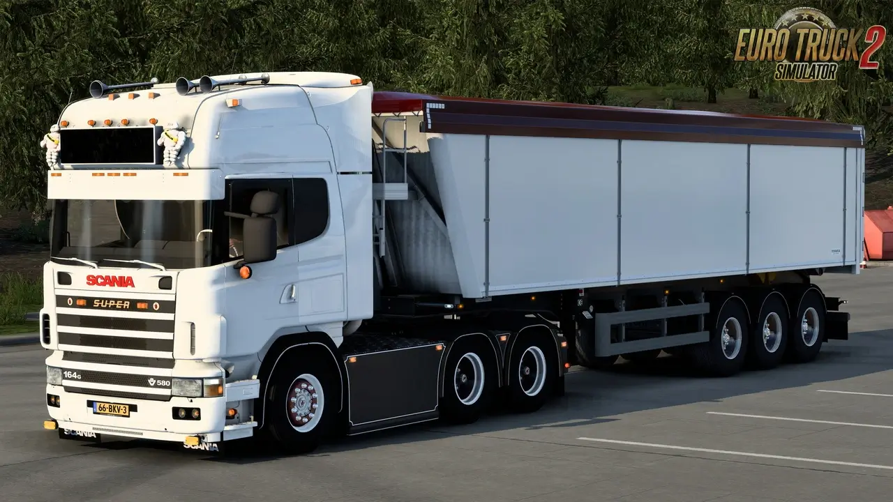 Scania 164G V8 + FKM Custom Sound v1.0 (1.49.x) for ETS2