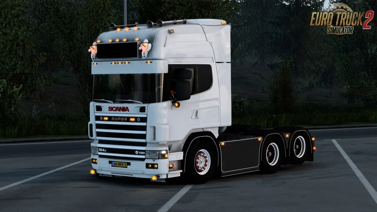 Scania 164G V8 + FKM Custom Sound v1.0 (1.49.x) for ETS2