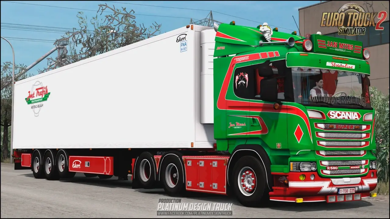 Scania R650 Jan Mues Edition + Trailer v5.0 (1.49.x) for ETS2