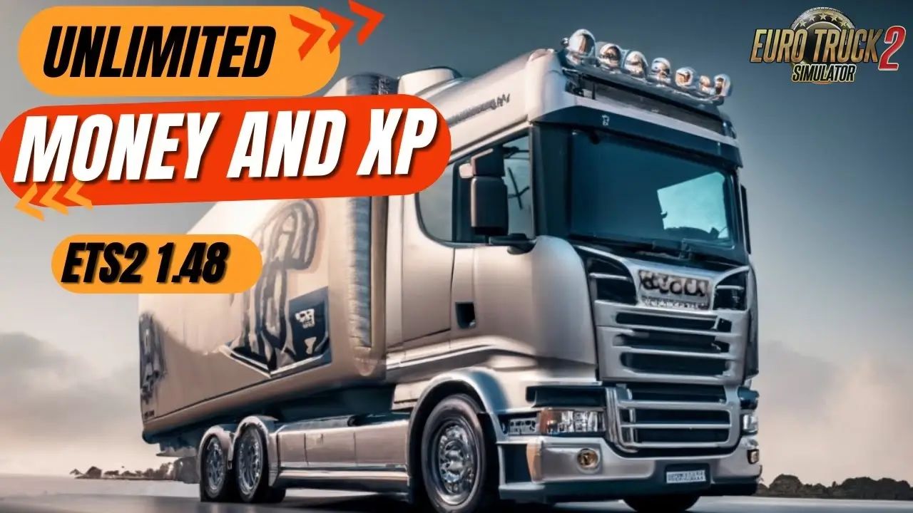 Infinite Money & XP v1.9 (1.54.x) for ETS2