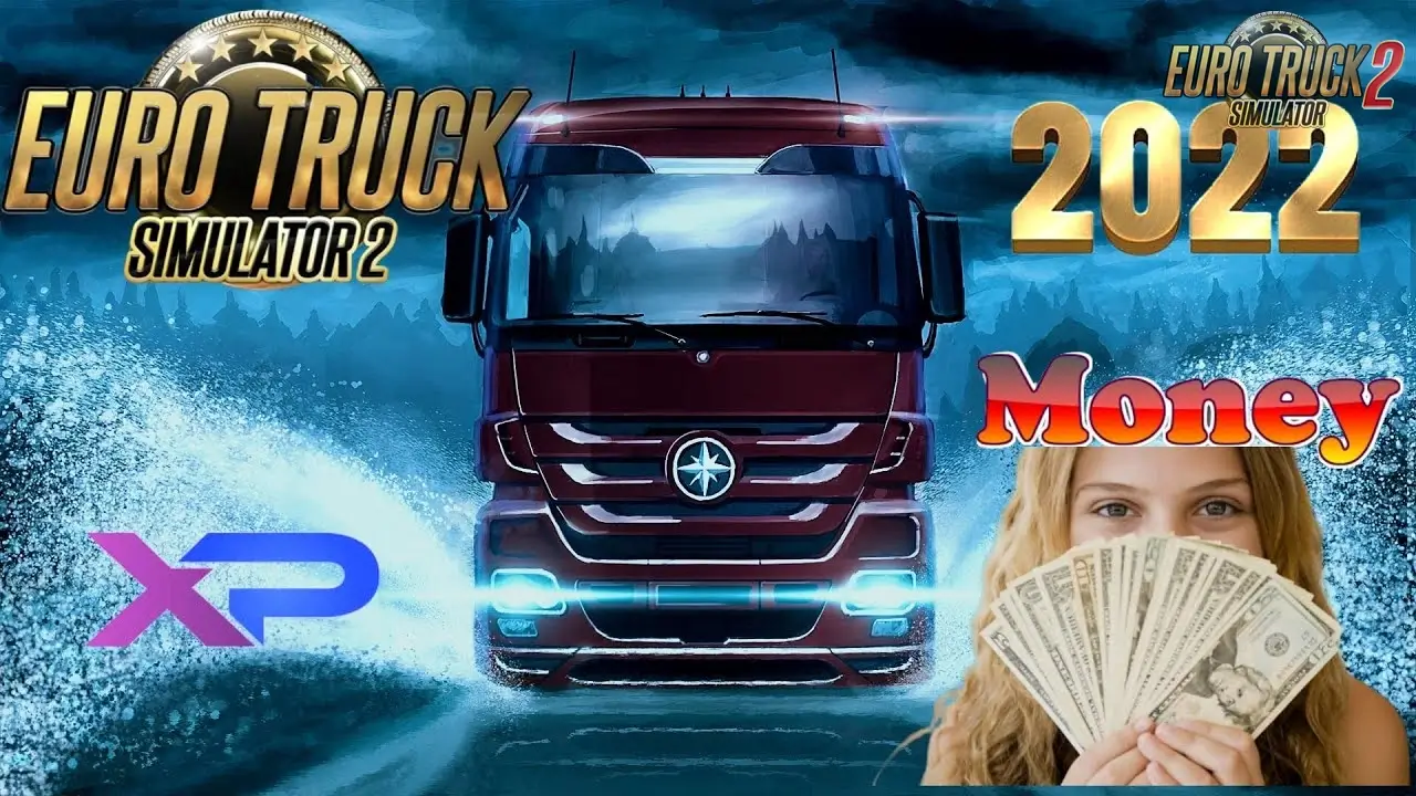 Infinite Money & XP v1.9 (1.54.x) for ETS2