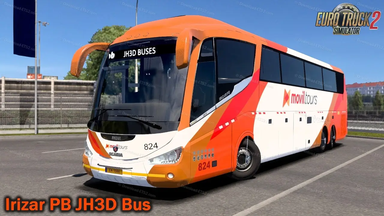 Irizar PB JH3D Bus + Interior v1.1 (1.49.x) for ETS2