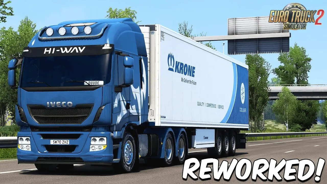 Iveco Hi-Way Reworked v4.5 by Schumi (1.54.x) for ETS2