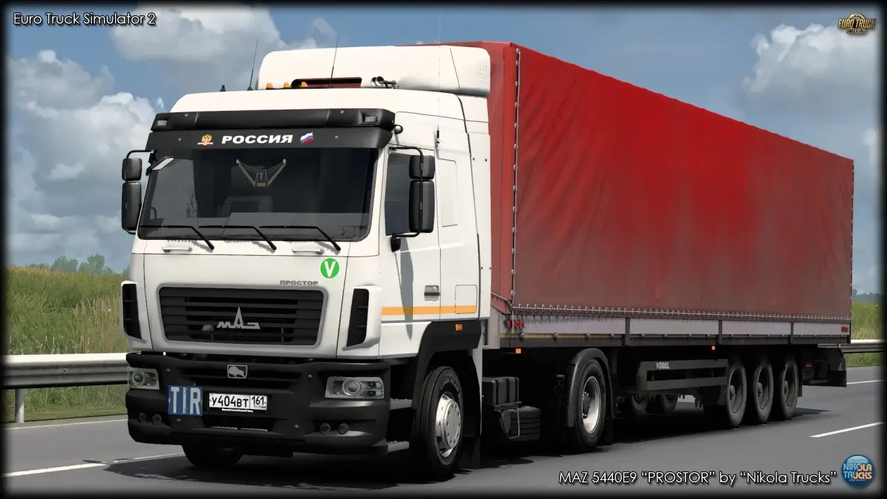 MAZ 5440E9 Prostor By Nikola Trucks v4.0 (1.54.x) for ETS2