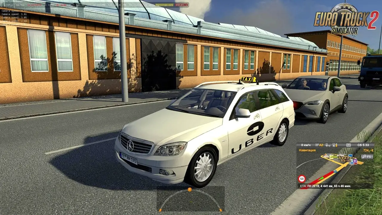 Taxi Traffic Pack v3.5.6 By TrafficManiac (1.53.x) for ETS2