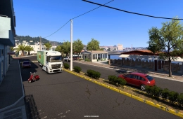 Greece DLC - Mytilene city in Euro Truck Simulator 2