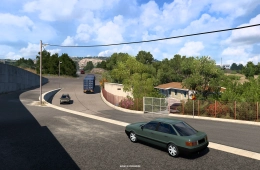 Greece DLC - Mytilene city in Euro Truck Simulator 2