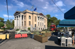 Greece DLC - Mytilene city in Euro Truck Simulator 2