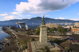 Greece DLC - Mytilene city in Euro Truck Simulator 2
