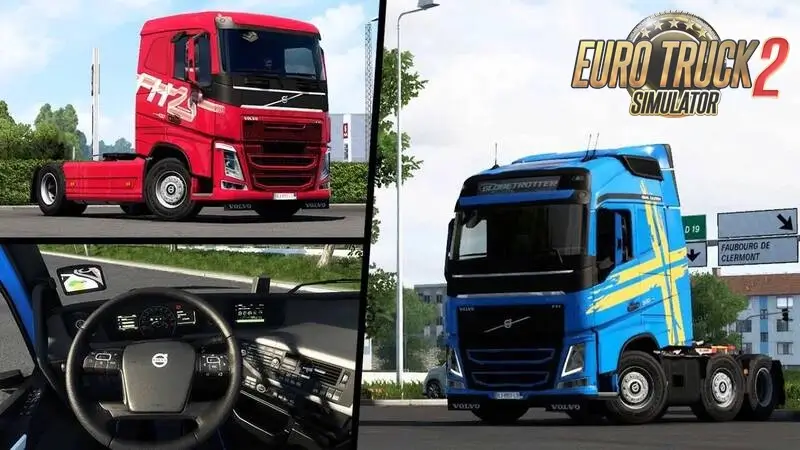 Volvo FH&FH16 2012 Reworked v3.1.58 (1.58.x) for ETS2