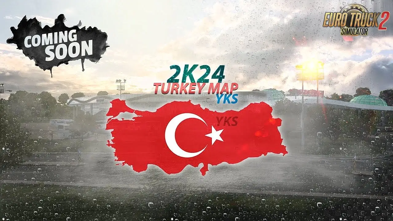 2K24 Turkey Map 1:19 v2.0 (1.50.x) for ETS2