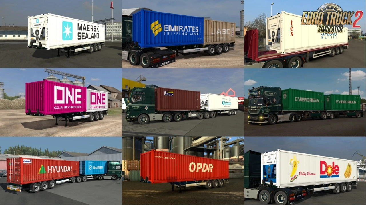 Arnooks SCS Containers Skin Project v20.0 (1.54.x) for ETS2
