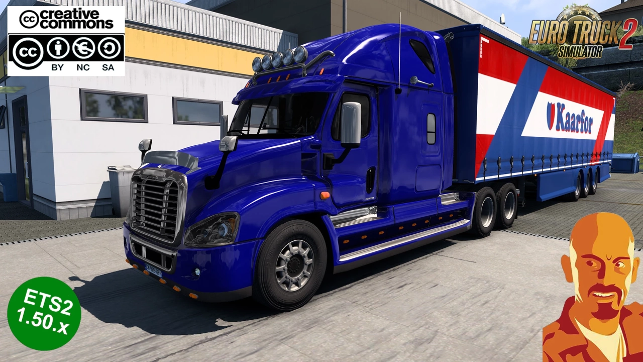 Freightliner Cascadia v4.1 By CyrusTheVirus (1.51.x) for ETS2