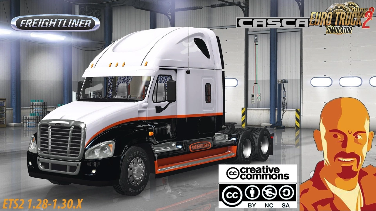 Freightliner Cascadia v4.1 By CyrusTheVirus (1.51.x) for ETS2