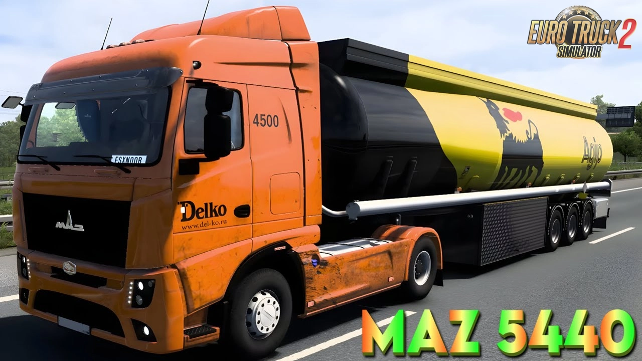 MAZ 5440 М9 Truck + Interior v1.3 (1.52.x) for ETS2
