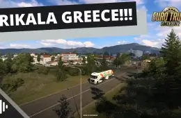Greece DLC - Trikala city in Euro Truck Simulator 2