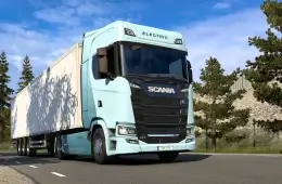 Scania S BEV Electric Trucks Released for ETS2