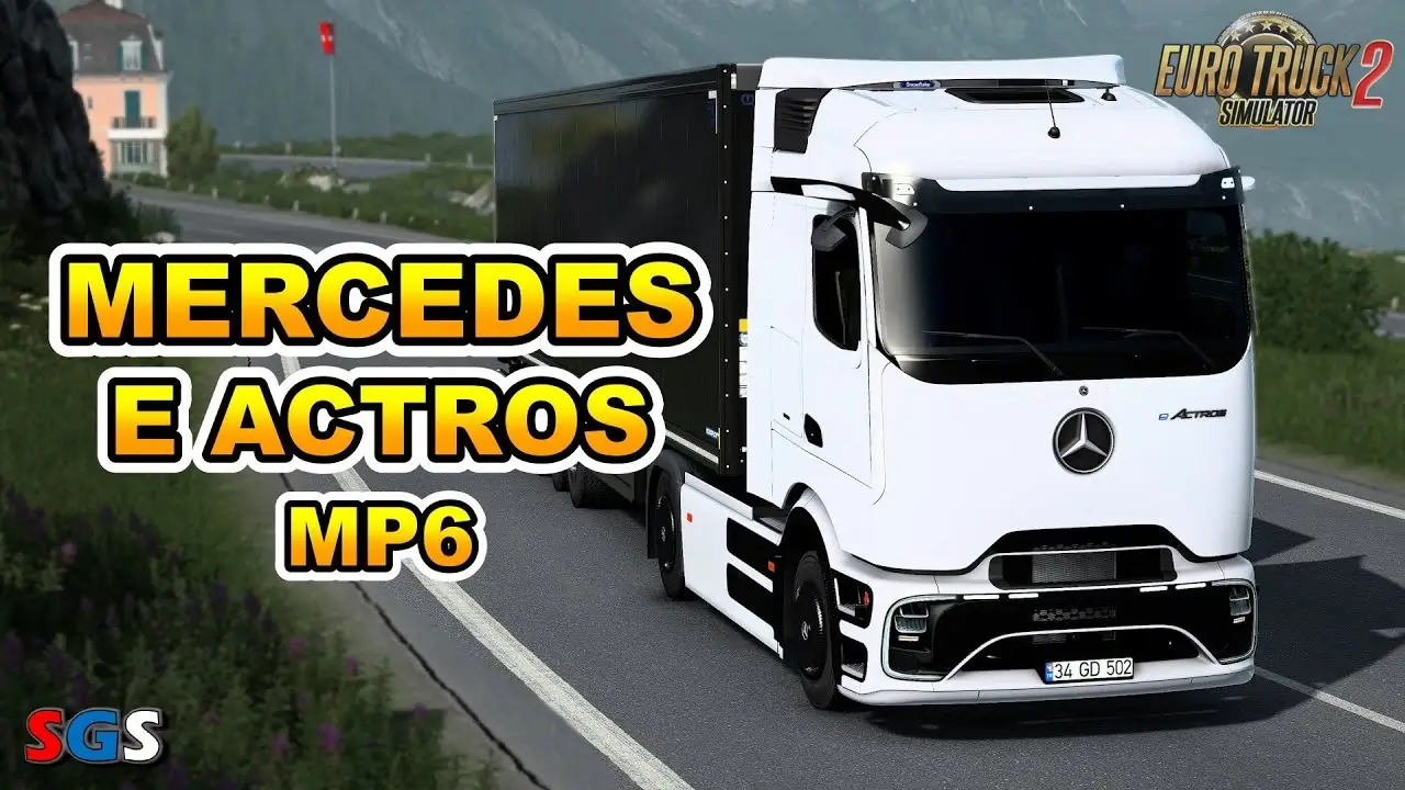 Mercedes Benz eActros MP6 by GLOBALDESIGN - Video ETS2