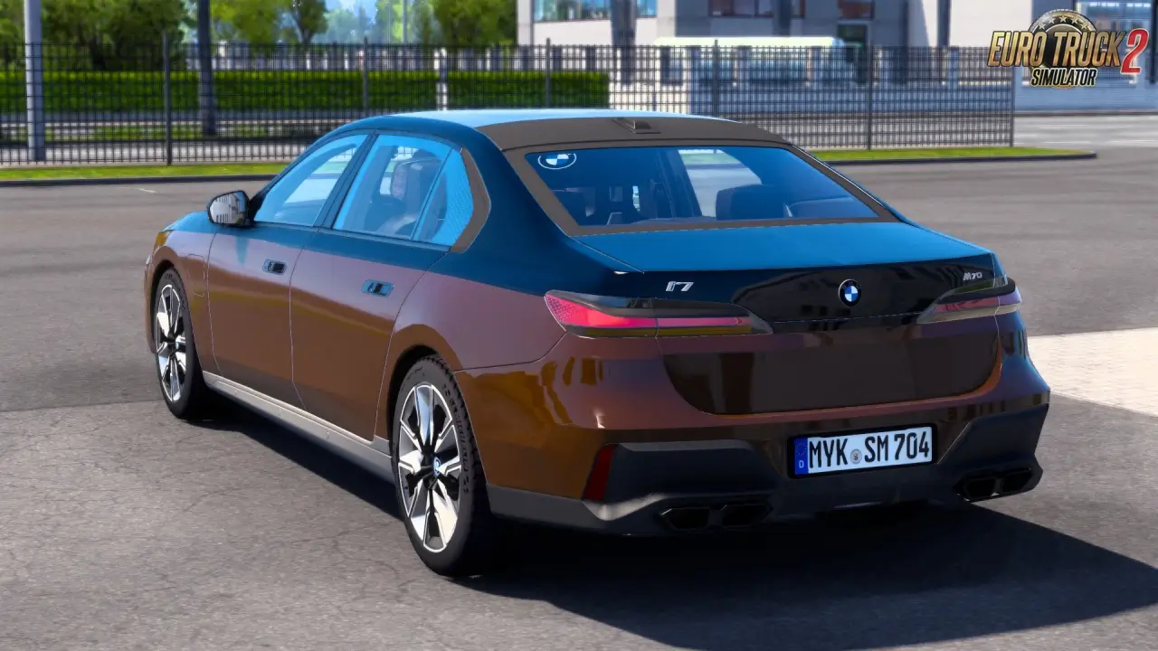BMW i7 M70 2024 + Interior v1.5 (1.54.x) for ETS2