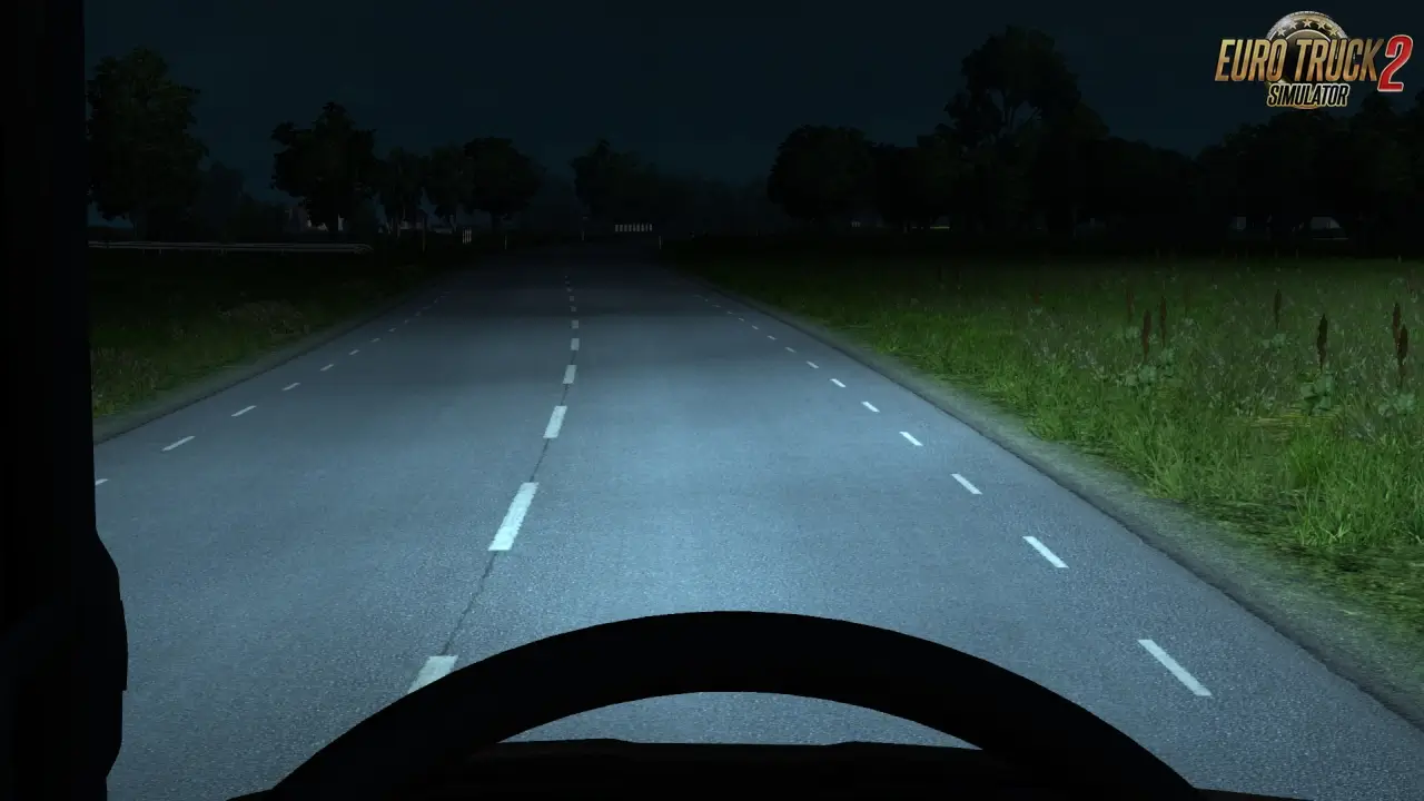 AlexD 8000 K Lights Mod v1.5 (1.50.x) for ETS2