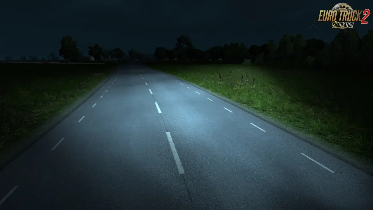 AlexD 8000 K Lights Mod v1.5 (1.50.x) for ETS2