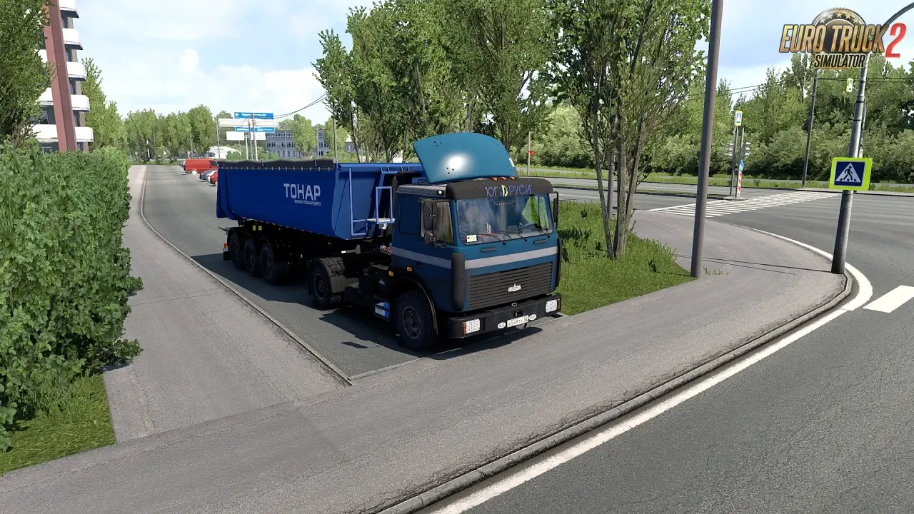 Dumper Tonar 9523 Trailer v1.1 (1.50.x) for ETS2