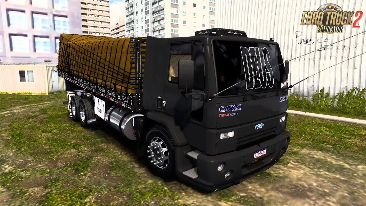 Ford Cargo 2428 Truck + Interior v1.5 (1.50.x) for ETS2