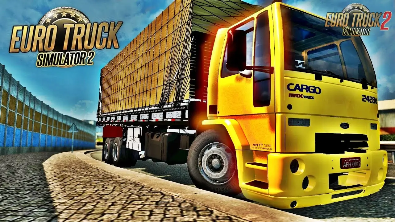 Ford Cargo 2428 Truck + Interior v1.5 (1.50.x) for ETS2