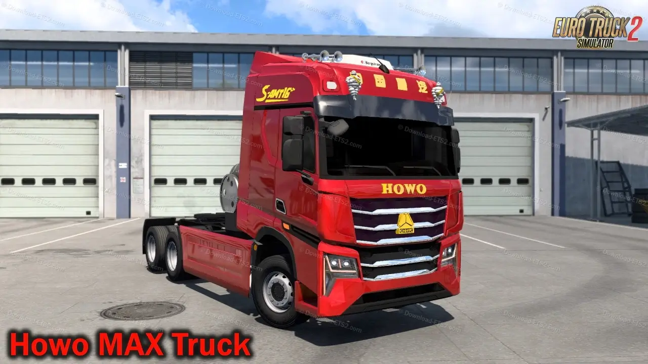 Howo MAX Truck + Interior v1.1 (1.53.x) for ETS2