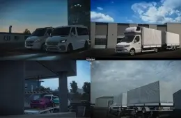 Mercedes-Benz Sprinter Tourer MegaMod for ETS2