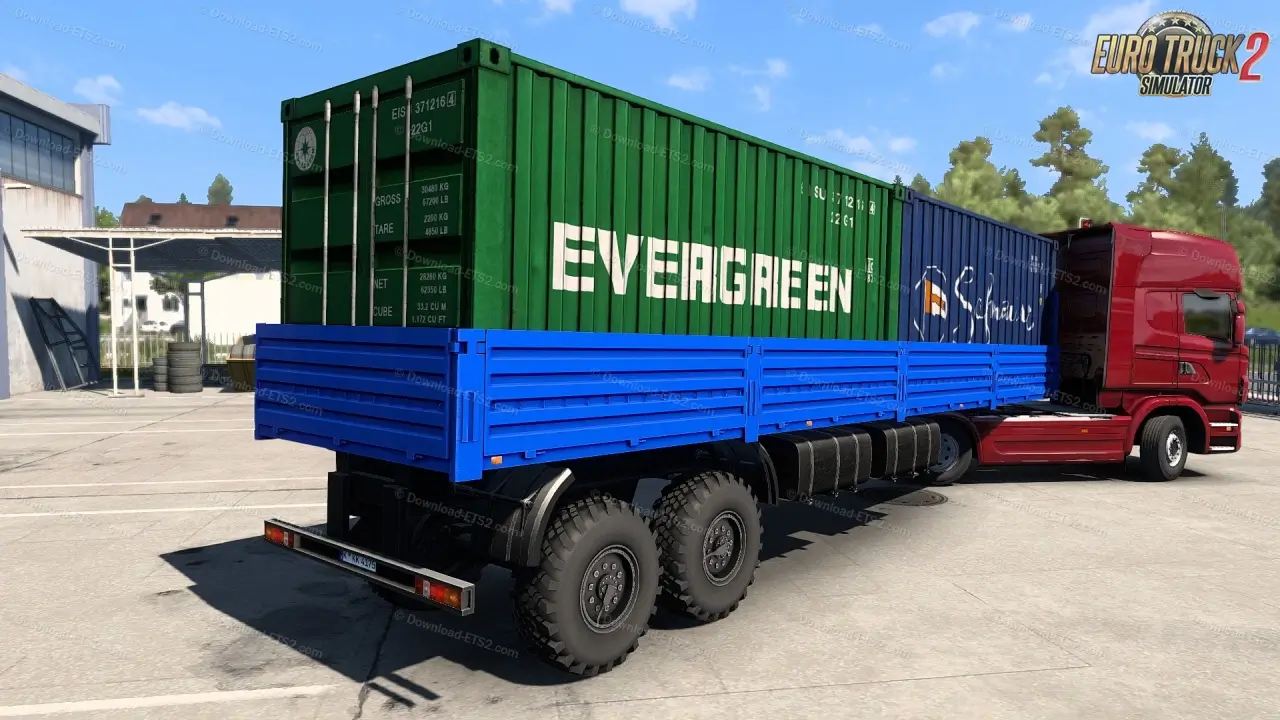 Russian Offroad Trailer Pack v2.1 By Koral (1.50.x) for ETS2