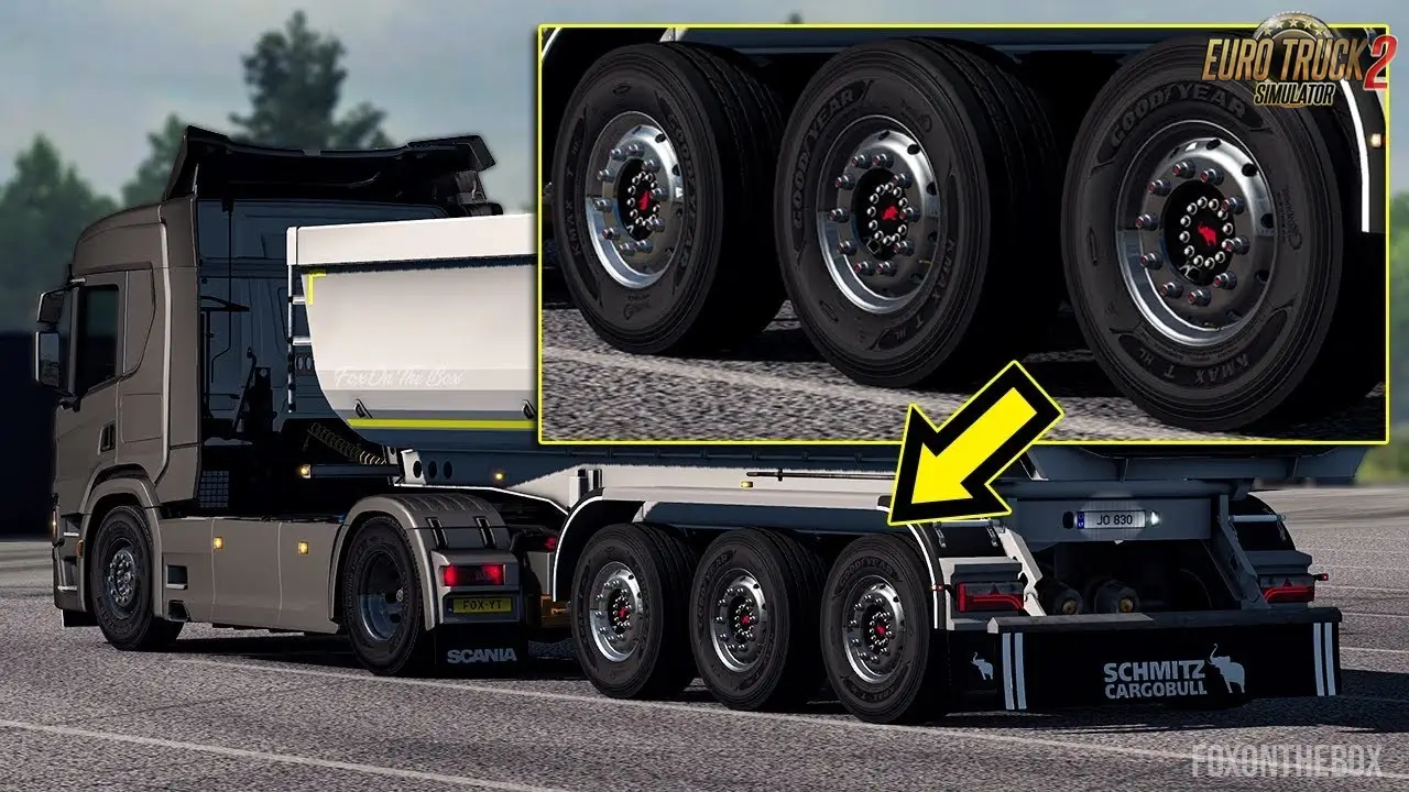 Abasstreppas Wheelpack for Trailers v2.0 (1.58.x) for ETS2