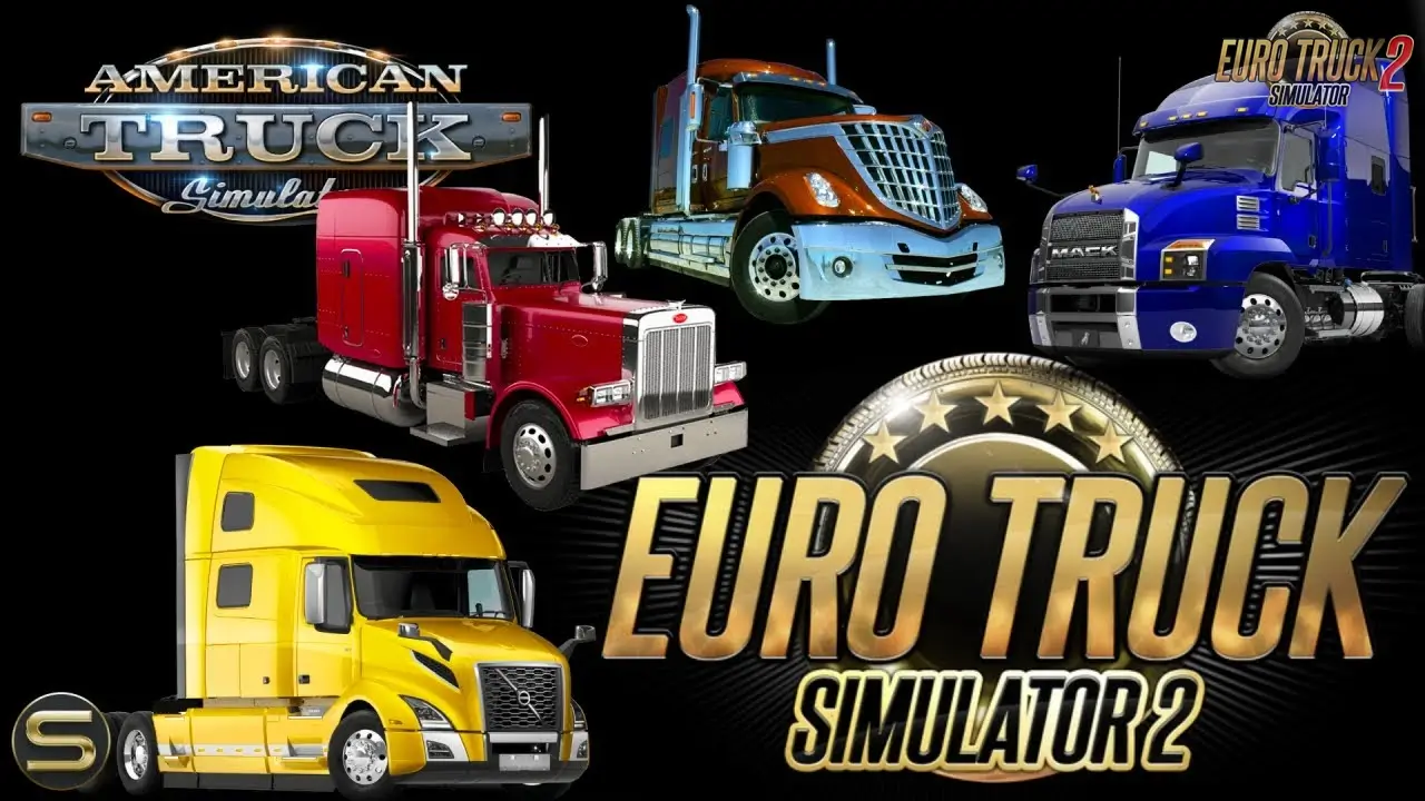 ATS Trucks Pack v5.2 by SemihKln (1.51.x) for ETS2