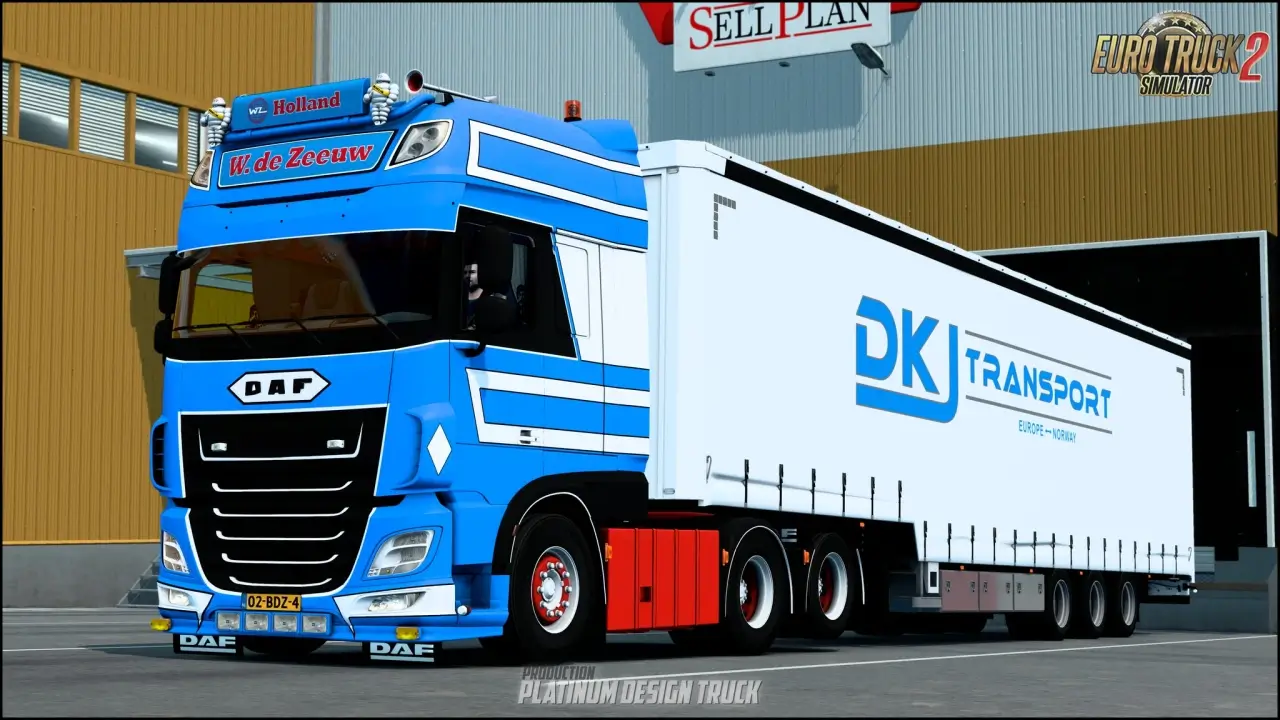 DAF XF 116 William de Zeeuw Edition v15.0 (1.51.x) for ETS2