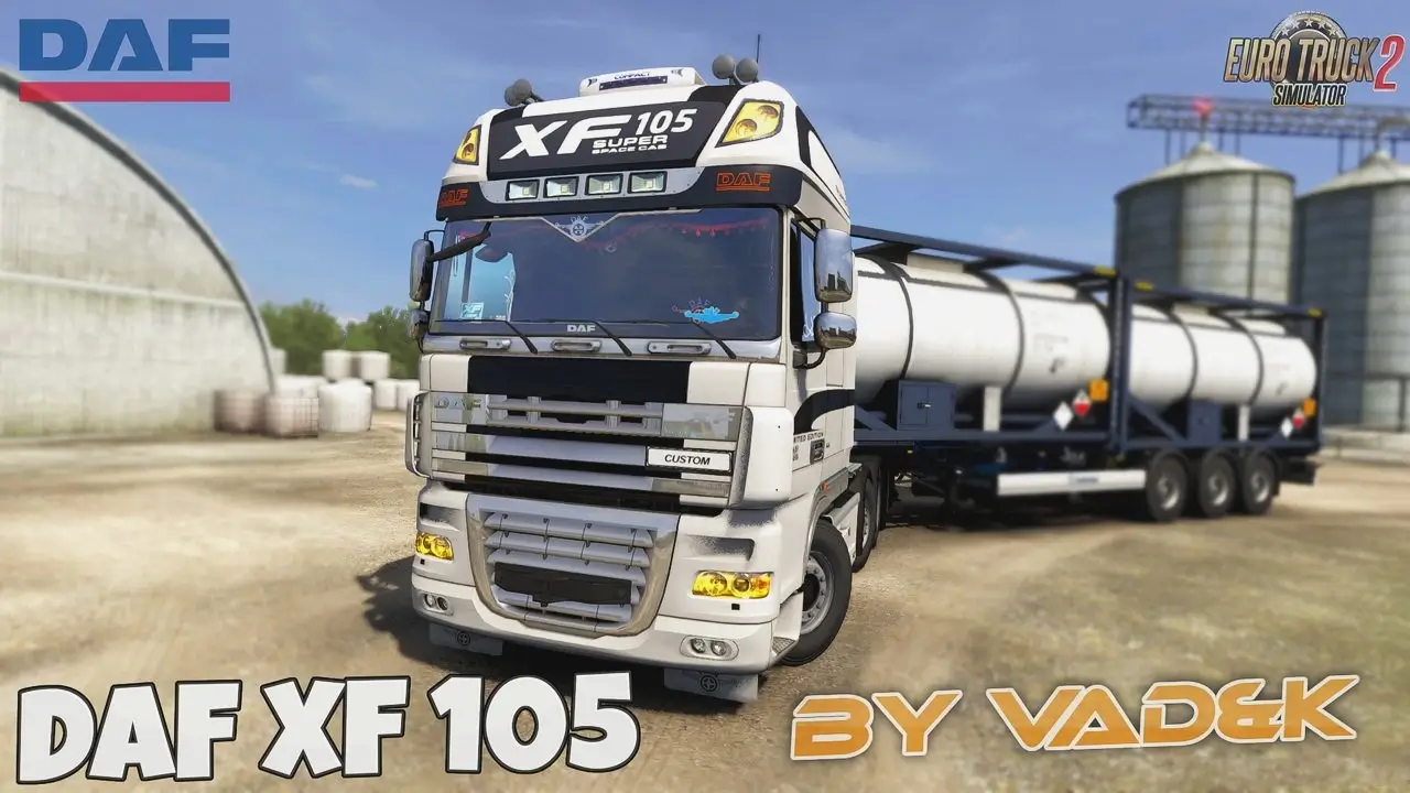 DAF XF 105 v7.17 Edit by vad&k (1.53.x) for ETS2