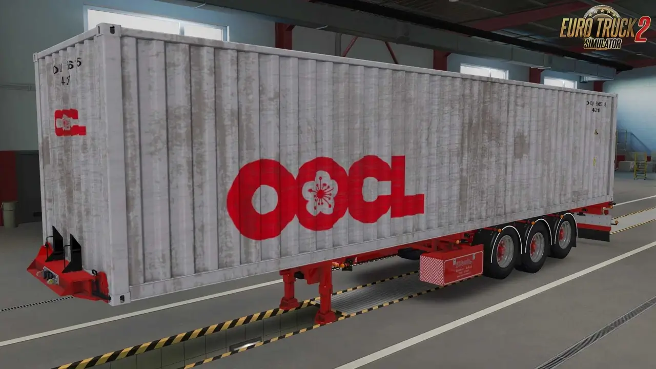 DAF XF95 Weeda + D-Tec Trailers v1.0 (1.51.x) for ETS2
