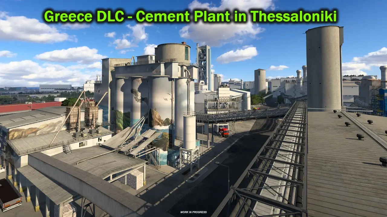 Greece DLC - Cement Plant in Thessaloniki in ETS2