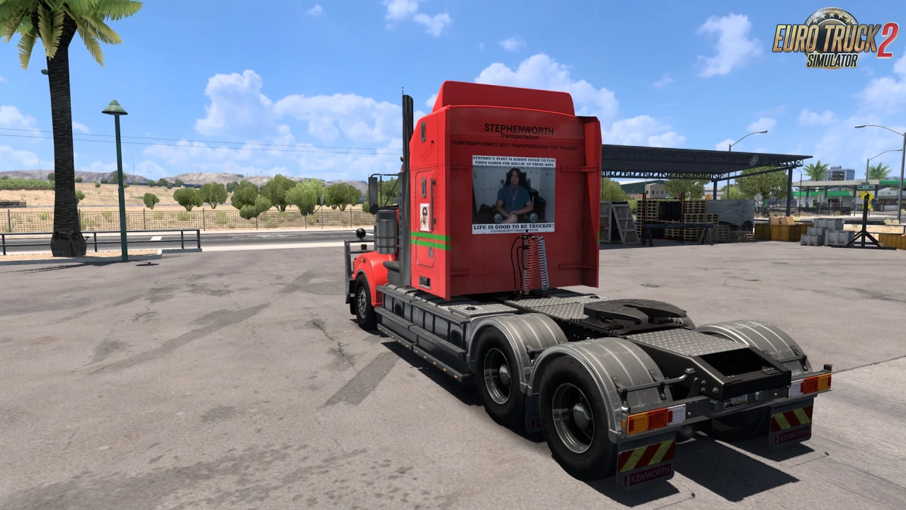 Kenworth T909 + Interior v1.7 (1.53.x) for ETS2