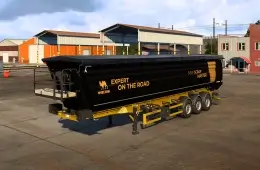 DAF 2025 & Wielton Trailer Scrap Master Update for ETS2