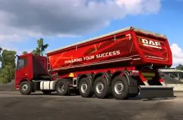 DAF 2025 & Wielton Trailer Scrap Master Update for ETS2
