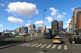 Nordic Horizons DLC - Bodø city in ETS2