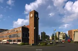 Nordic Horizons DLC - Bodø city in ETS2