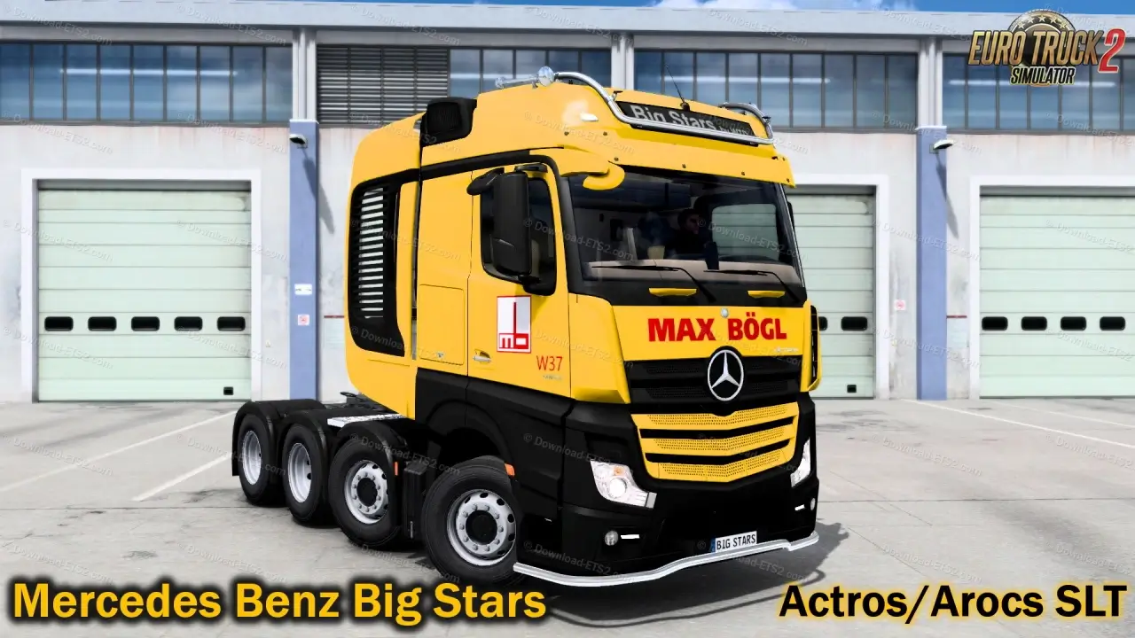 Mercedes Benz Big Stars - Actros/Arocs SLT v1.7.6 (1.51.x)