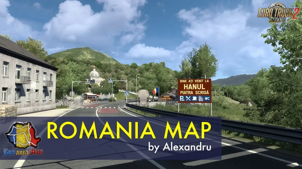 Romania Map v0.6b by Alexandru Team (1.50.x) for ETS2