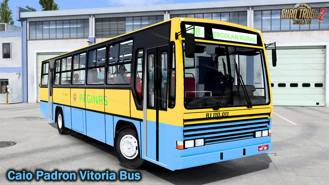 Caio Padron Vitoria Bus + Interior v1.0 (1.51.x) for ETS2