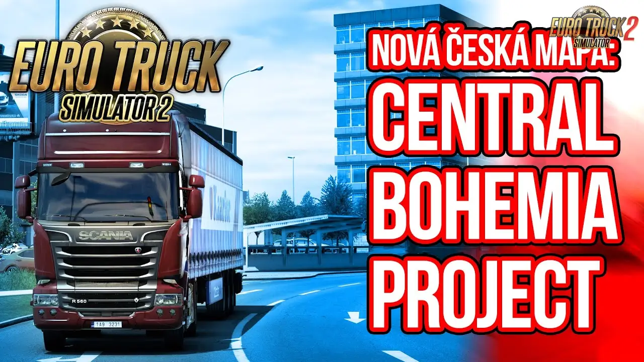 Central Bohemia Project Map v0.2.1b (1.52.x) for ETS2