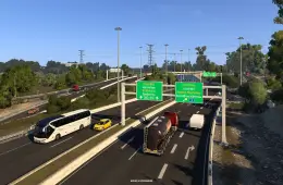 Greece DLC - Corinth Canal in Euro Truck Simulator 2